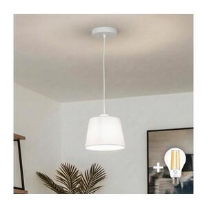 BRILAGI - LED Lustr na lanku CERIA 1xE27/40W/230V pr. 20, 5 cm bílá EG300171+EG781029 obraz