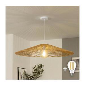 BRILAGI - LED Lustr na lanku CERIA BOHO 1xE27/40W/230V pr. 90 cm hnědá EG300171+EG781109 obraz