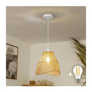 BRILAGI - LED Lustr na lanku CERIA BOHO 1xE27/40W/230V pr. 30 cm hnědá EG300171+EG781101 obraz