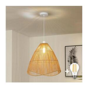 BRILAGI - LED Lustr na lanku CERIA BOHO 1xE27/40W/230V pr. 50 cm hnědá EG300171+EG781102 obraz