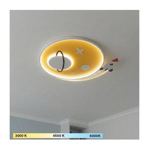 BRILAGI -LED Dětské stropní svítidlo STARSHIP LED/64W/230V 3000/4500K žlutá BR1878/3 obraz