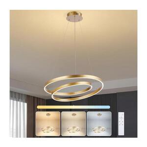 BRILAGI-LED Stmívatelný lustr na lanku TWISTER LED/48W/230V pr. 50 cm zlatá +DO BRI482 obraz