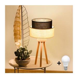 BRILAGI - LED Stolní lampa BOHO STYLE 1xE27/15W/230V krémová/hnědá 8590828027966 obraz