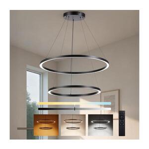 BRILAGI - LED Stmívat. lustr na lanku PORTOFINO LED/98W/230V pr. 80 cm černá +DO BRI511 obraz