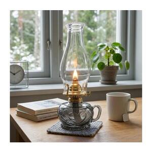 BRILAGI - Petrolejová lampa MERLIN kouřová/šedá 8590828169284 obraz