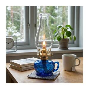 BRILAGI - Petrolejová lampa MERLIN modrá 8590828169291 obraz
