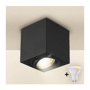 BRILAGI - LED RGBW Stmív. bodové svítidlo MIA 1xGU10/4, 8W/230V 84x80 mm černá BG0594+AI2382 obraz
