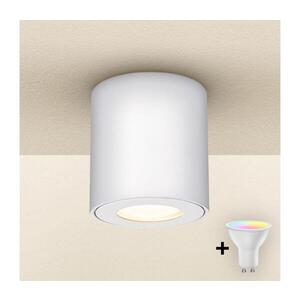 BRILAGI - LED RGBW Stmív. koupel.svítidlo MIA 1xGU10/4, 8W/230V 84x80 mm bílá IP54 BG1037+AI2382 obraz