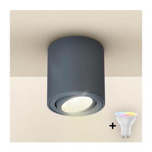 BRILAGI - LED RGBW Stmív. bodové svítidlo MIA 1xGU10/4, 8W/230V 84x80 mm antracit BG1032+AI2382 obraz