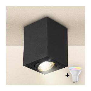 BRILAGI - LED RGBW Stmív. bodové svítidlo MIA 1xGU10/4, 8W/230V 100x80 mm černá BG0596+AI2382 obraz