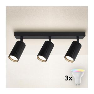 BRILAGI - LED RGBW Stmív. bodové svít. SELE MODERN 3xGU10/4, 8W/230V černá BG2868+3xAI2382 obraz