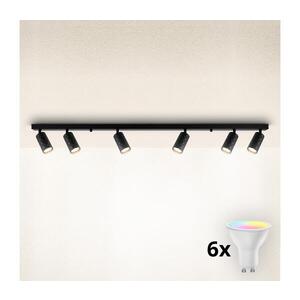 BRILAGI - LED RGBW Stmív. bodové svít. SELE DIAMANT 6xGU10/6, 5W/230V Wi-Fi černá BG2861+AI2320 obraz
