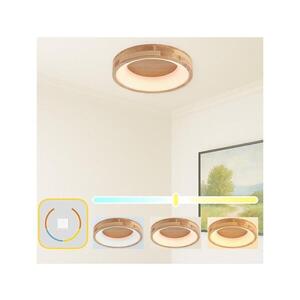 BRILAGI-LED Strop. svítidlo FALCON WOOD LED/30W/230V 3000/4000/6000K 45 cm dřevo BRI535 obraz
