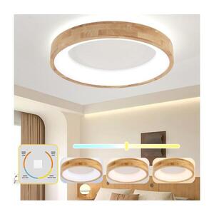 BRILAGI-LED Strop. svítidlo FALCON WOOD LED/40W/230V 3000/4000/6000K 60 cm dřevo BRI538 obraz