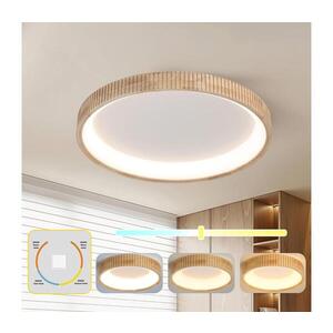 BRILAGI - LED Stropní svítidlo FALCON WOOD MODERN LED/60W/230V pr. 80 cm dřevo BRI555 obraz