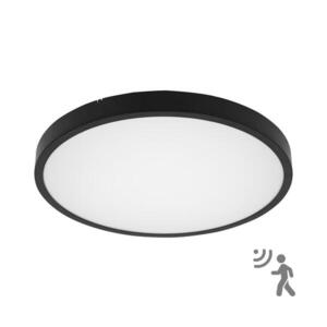 BRILAGI -LED Koupel. strop. sv. se senz. ZENNA LED/12W/230V pr. 25 cm IP44 černá BRW3090-12W/HF/CR obraz