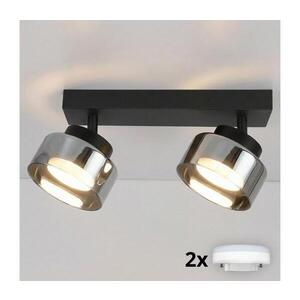 BRILAGI - LED Bodové svítidlo AURA LUX 2xGX53/30W/230V černá/kouřová WO-OEM-CF-07-BK obraz