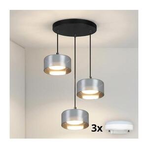 BRILAGI - LED Lustr na lanku AURA LUX 3xGX53/30W/230V černá/kouřová WO-OEM-CF-17-BK obraz