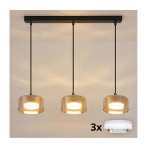 BRILAGI - LED Lustr na lanku AURA LUX 3xGX53/30W/230V černá/zlatá WO-OEM-CF-18-GLD obraz