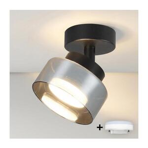 BRILAGI - LED Bodové svítidlo AURA LUX 1xGX53/30W/230V pr. 13 cm černá/kouřová WO-OEM-CF-03-BK obraz