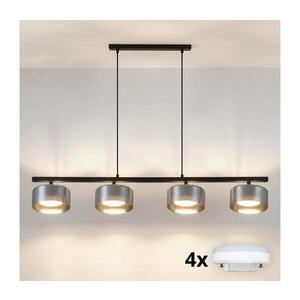 BRILAGI - LED Lustr na lanku AURA LUX 4xGX53/30W/230V černá/kouřová WO-OEM-CF-20-BK obraz