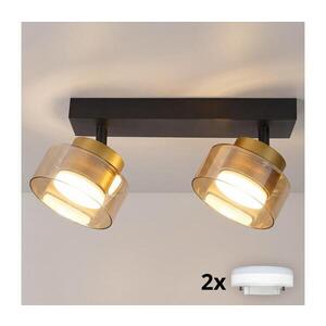 BRILAGI - LED Bodové svítidlo AURA LUX 2xGX53/30W/230V černá/zlatá WO-OEM-CF-07-GLD obraz