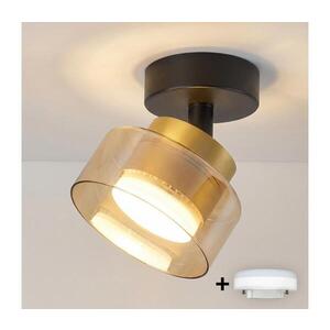 BRILAGI - LED Bodové svítidlo AURA LUX 1xGX53/30W/230V pr. 13 cm černá/zlatá WO-OEM-CF-03-GLD obraz