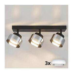 BRILAGI - LED Bodové svítidlo AURA LUX 3xGX53/30W/230V černá/kouřová WO-OEM-CF-08-BK obraz