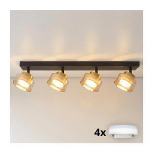 BRILAGI - LED Bodové svítidlo AURA LUX 4xGX53/30W/230V černá/zlatá WO-OEM-CF-09-GLD obraz