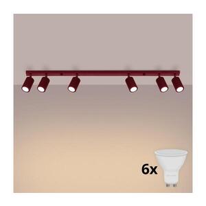 BRILAGI - LED Bodové svítidlo CRESTO 6xGU10/10W/230V burgundy BR.1925 obraz