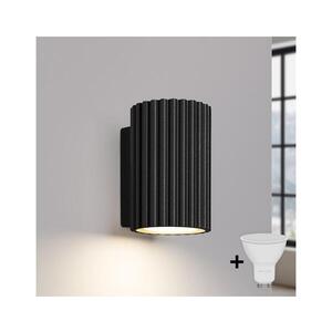 BRILAGI - LED Nástěnné svítidlo CRESTO 1xGU10/10W/230V 10 cm černá BR.1648 obraz