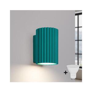 BRILAGI - LED Nástěnné svítidlo CRESTO 1xGU10/10W/230V 10 cm tyrkysová BR.1955 obraz