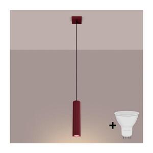 BRILAGI - LED Lustr na lanku CRESTO 1xGU10/10W/230V burgundy BR.1918 obraz