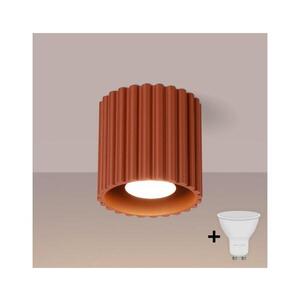 BRILAGI - LED Bodové svítidlo SFERA 1xGU10/10W/230V pr. 10 cm červená BR.1799 obraz