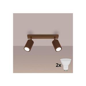 BRILAGI - LED Bodové svítidlo CRESTO 2xGU10/10W/230V hnědá BR.1961 obraz