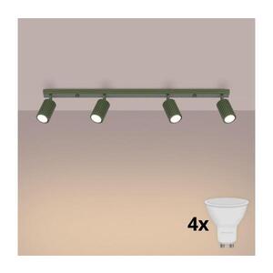 BRILAGI - LED Bodové svítidlo CRESTO 4xGU10/10W/230V zelená BR.1622 obraz
