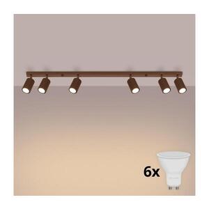 BRILAGI - LED Bodové svítidlo CRESTO 6xGU10/10W/230V hnědá BR.1964 obraz