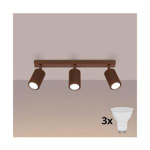 BRILAGI - LED Bodové svítidlo CRESTO 3xGU10/10W/230V hnědá BR.1962 obraz
