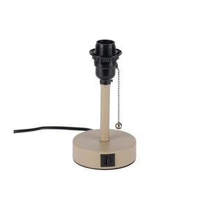 BRILAGI - Stolní lampa s USB portem TABLON 1xE27/25W/230V béžová BRI591 obraz