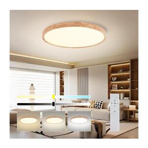 BRILAGI - LED Stmívat. svítidlo WOODROUND LED/70W/230V 3000-6000K pr. 80 cm+DO BRI579 obraz