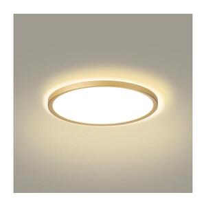 BRILAGI - LED Koupelnové svítidlo ULTRA SLIM LED/18W/230V pr. 30 cm zlatá IP54 BRI581 obraz