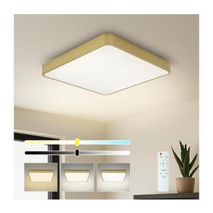 BRILAGI-LED Stm. str. sv. POOL SQUARE LED/36W/230V 3000-6000K 40x40 cm zlatá+DO BRI661 obraz