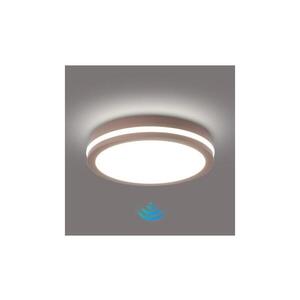 BRILAGI - LED Venkovní svítidlo se senz. BENE LED/24W/230V pr. 26 cm hnědá IP54 BRI734 obraz