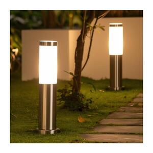 BRILAGI - Venkovní lampa NOVA 1xE27/15W/230V 40 cm IP44 matný chrom FG-KH142PSH-40-SIL obraz