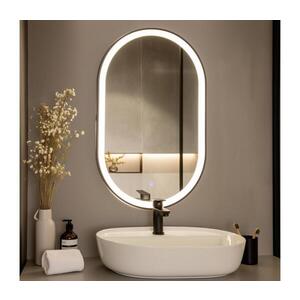 BRILAGI-LED Koup. zrcadlo CANZO LED/25W/230V 50x80 cm černá IP44 CRI 90 stm.+CCT FG-MIR-0010-8050 obraz
