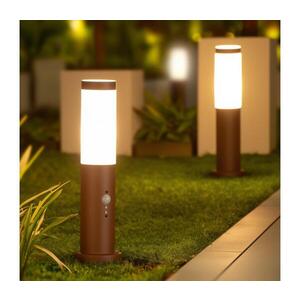 BRILAGI - Venkovní lampa se senzorem NOVA 1xE27/15W/230V 40 cm IP44 hnědá FG-KH142PSH-40-SEN-RUST obraz