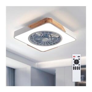 BRILAGI - LED Stmív. svítidlo s látorem LED/38W/230V 50 cm bílá/dub + DO WF-OSD-041 obraz