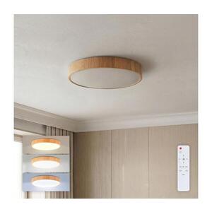BRILAGI - LED Stmív. stropní svítidlo POOL LED/36W/230V pr. 30 cm dek. dřeva +DO WO800-OEM47-30-REM obraz