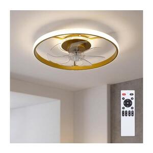 BRILAGI - LED Stmívatelný stropní látor LED/66W/230V 55 cm bílá/zlatá + DO WF-OSD-176-GLD obraz