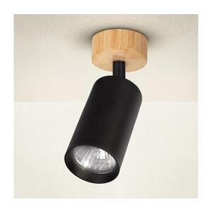 BRILAGI - Bodové svítidlo SELE 1xGU10/30W/230V černá/dekor dubu WO-SELE-BK-WD01-OEM obraz